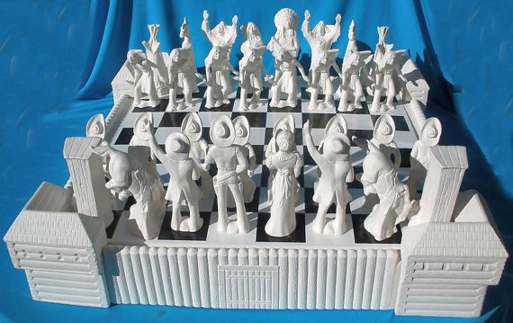 Chich-bich Ceramic Chess Board – Folkways