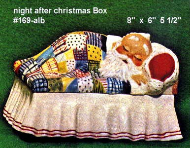 Santa Sleeping Box #169-Alb