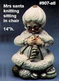 Santa - Mrs. Knitting/Sitting #0907-ATL