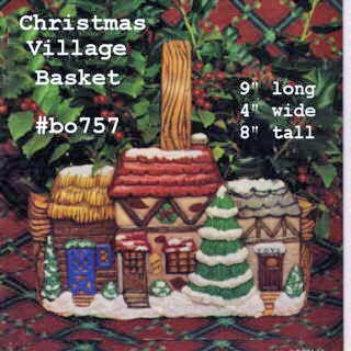 Basket XMAS Village front