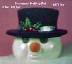 Melt-Pots.. Snowman melt