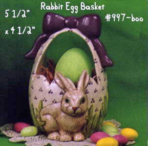 Basket egg with Rabbit