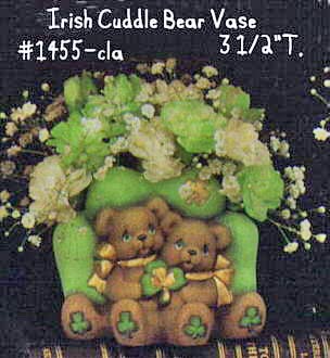 Bear Cuddle Vase irish