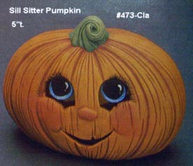 Pumpkin - sill sitter
