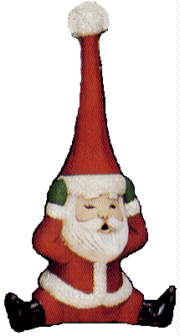 Santa bungee jumper