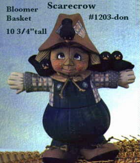 Basket Bloomer Scarecrow