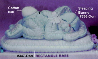 Rabbit - softy (touch tone tail) sleeping