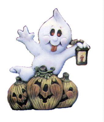 Blinky GHOST with Pumpkins