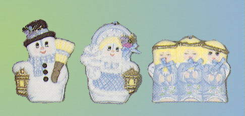 snowpeople, chours angels