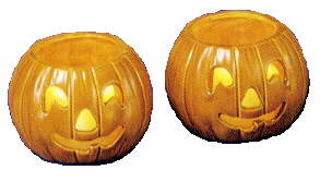 Pumpkin with embossed Faces