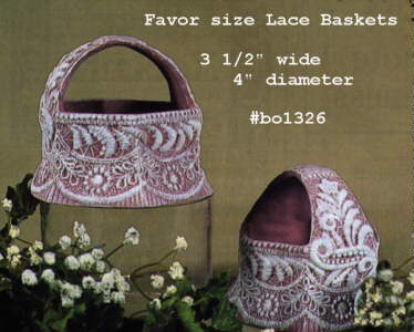 Basket - Favors with Lace